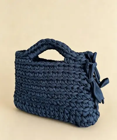 Basia — tweed marl tote bag