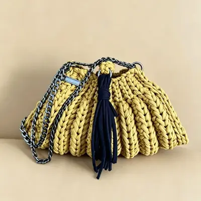 Daria — camel eco-leather crossbody bag